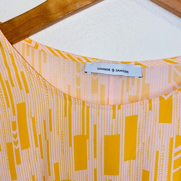 {Samsøe&Samsøe} Mains shirt in pink and yellow - Picture 7 of 10